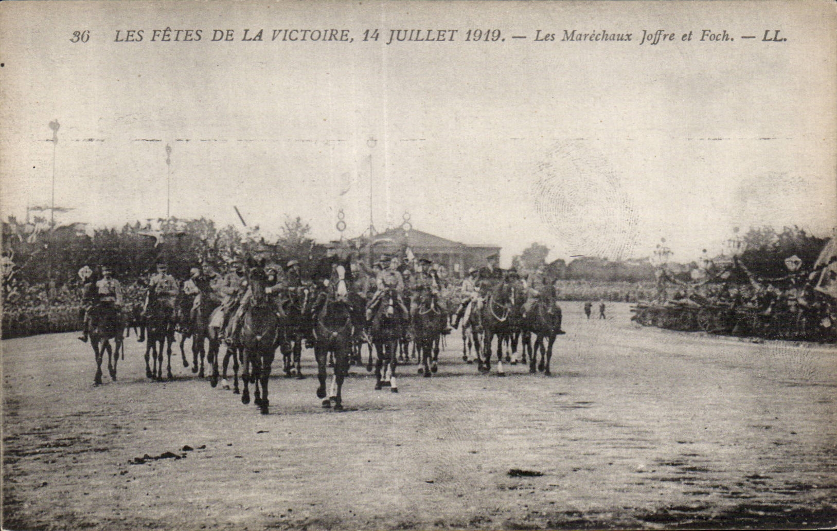 Paris - Festivals of the Victoire - July 14th 1919 - Joffre and Foch Agree - CPA