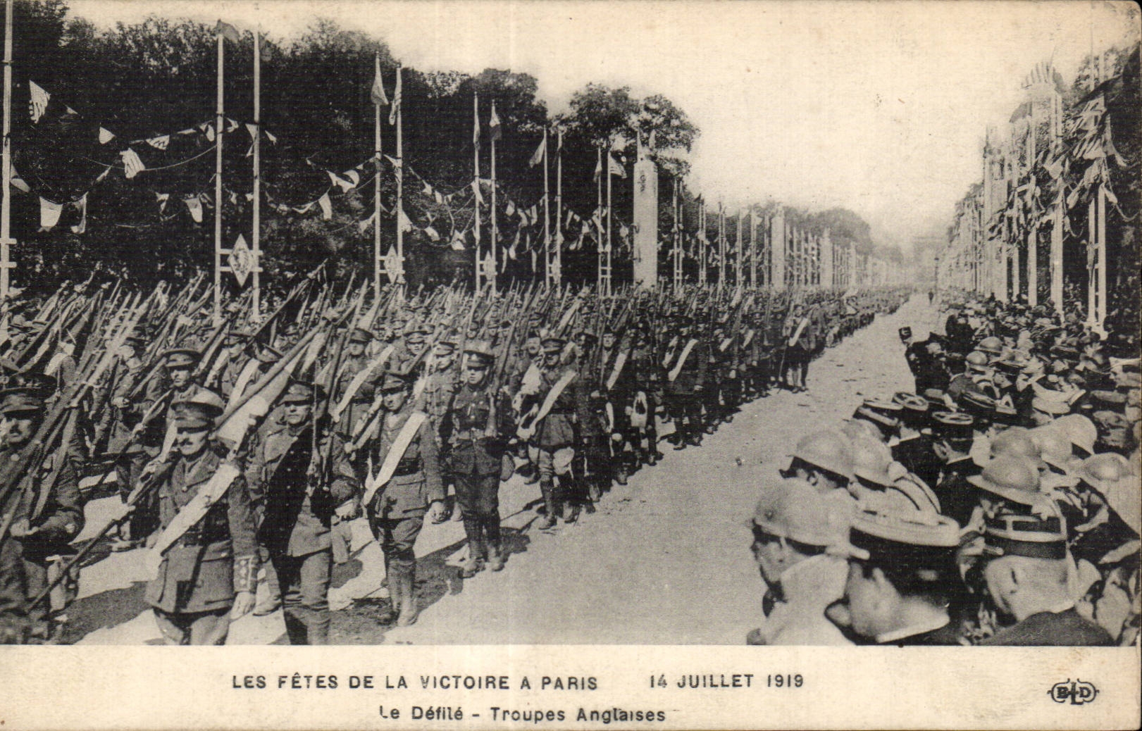 Paris - Festivals of the Victoire - July 14th 1919 - CPA