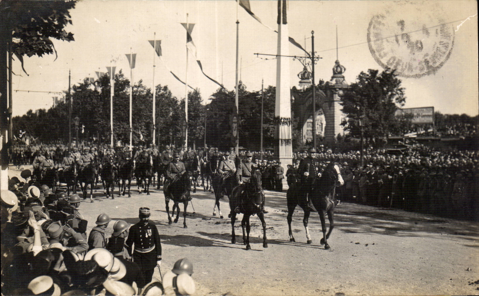 Paris - Festivals of the Victoire - July 14th 1919 - Joffre and Foch - CPA