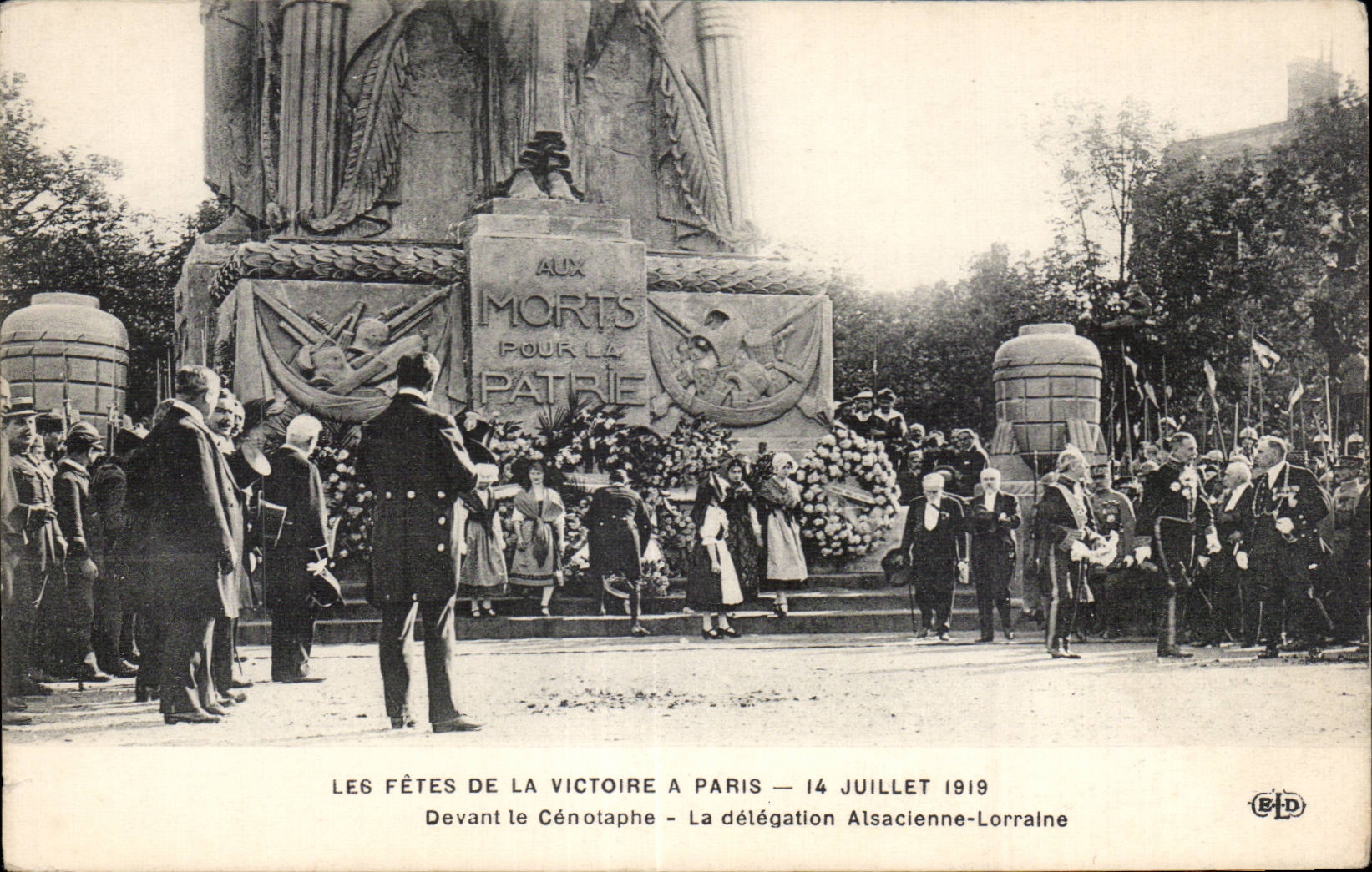 Paris - the Festival of the Victoire - July 14th 1919 - CPA