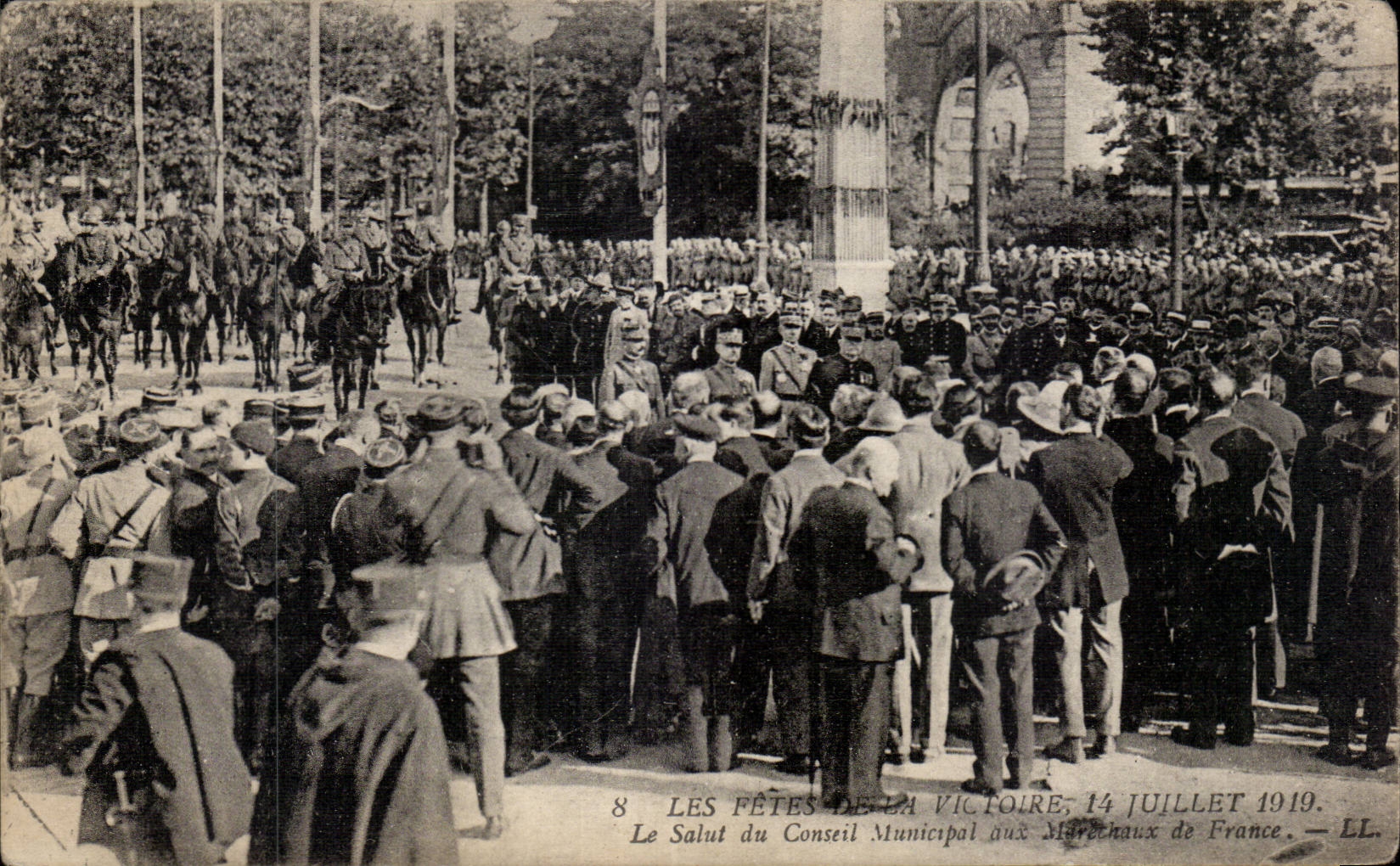 Paris - the Festival of the Victoire - July 14th 1919 - the Safety of the Municipal council - CPA