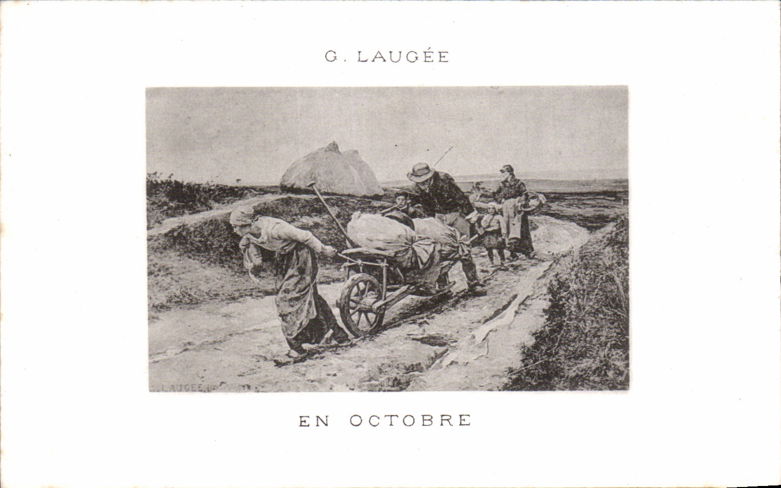 CPA Militaria LAugee In October