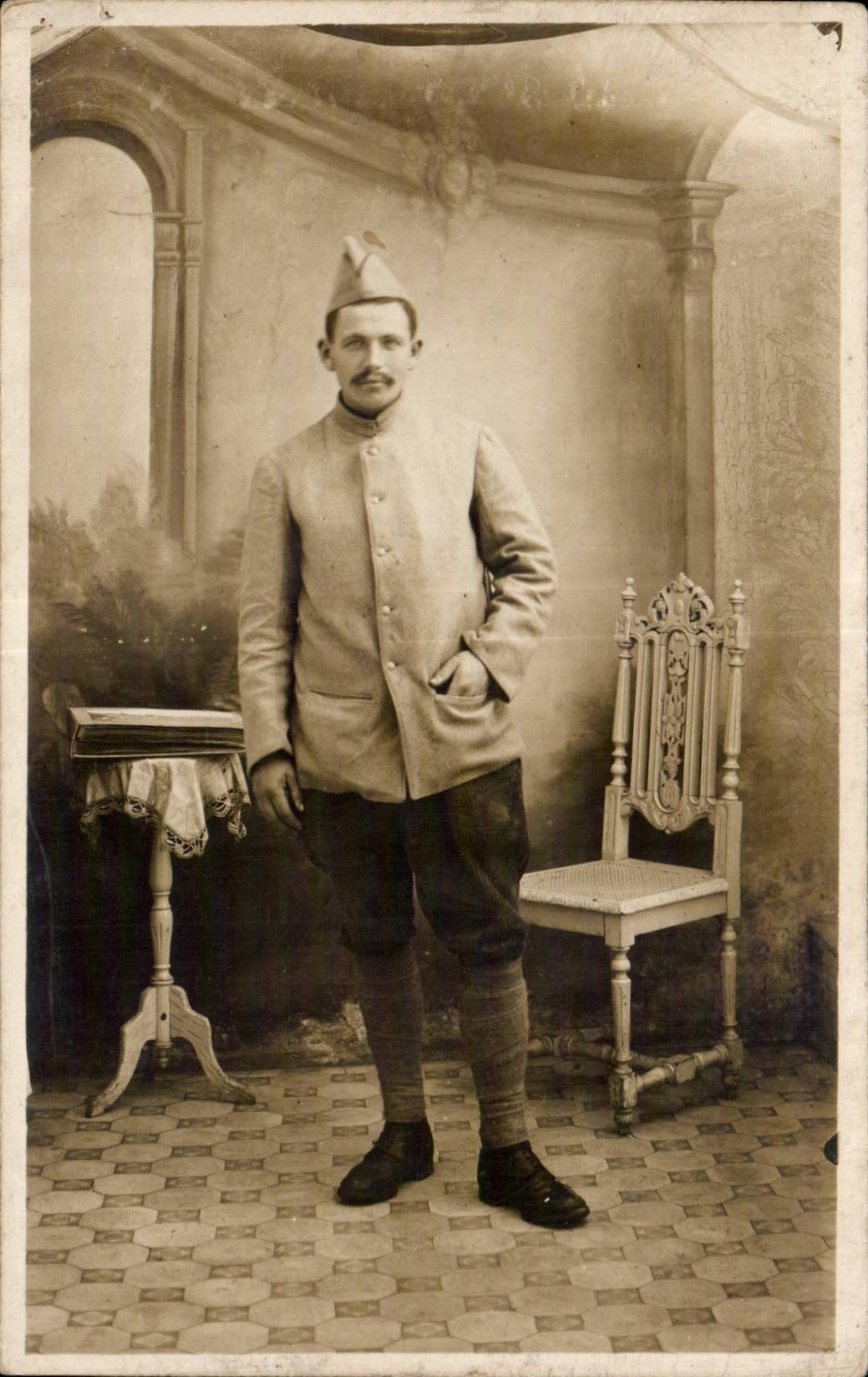 CARTE PHOTO Militaria Soldat