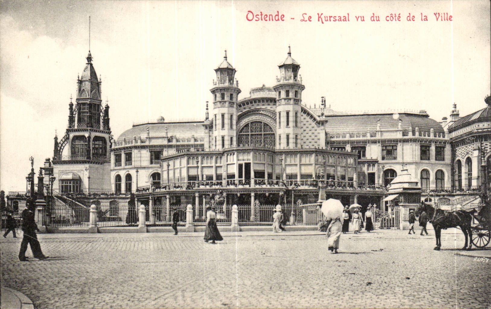 CPA Belgium Ostend Kursaal seen of the dimension of the city