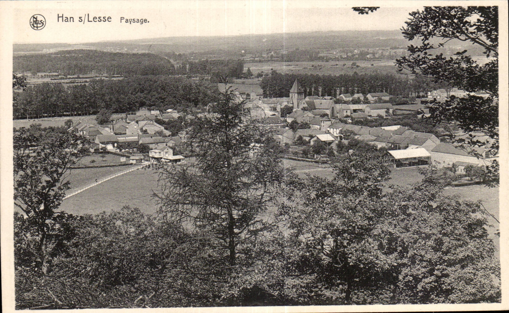 CPA Belgium Han on Injures Landscape