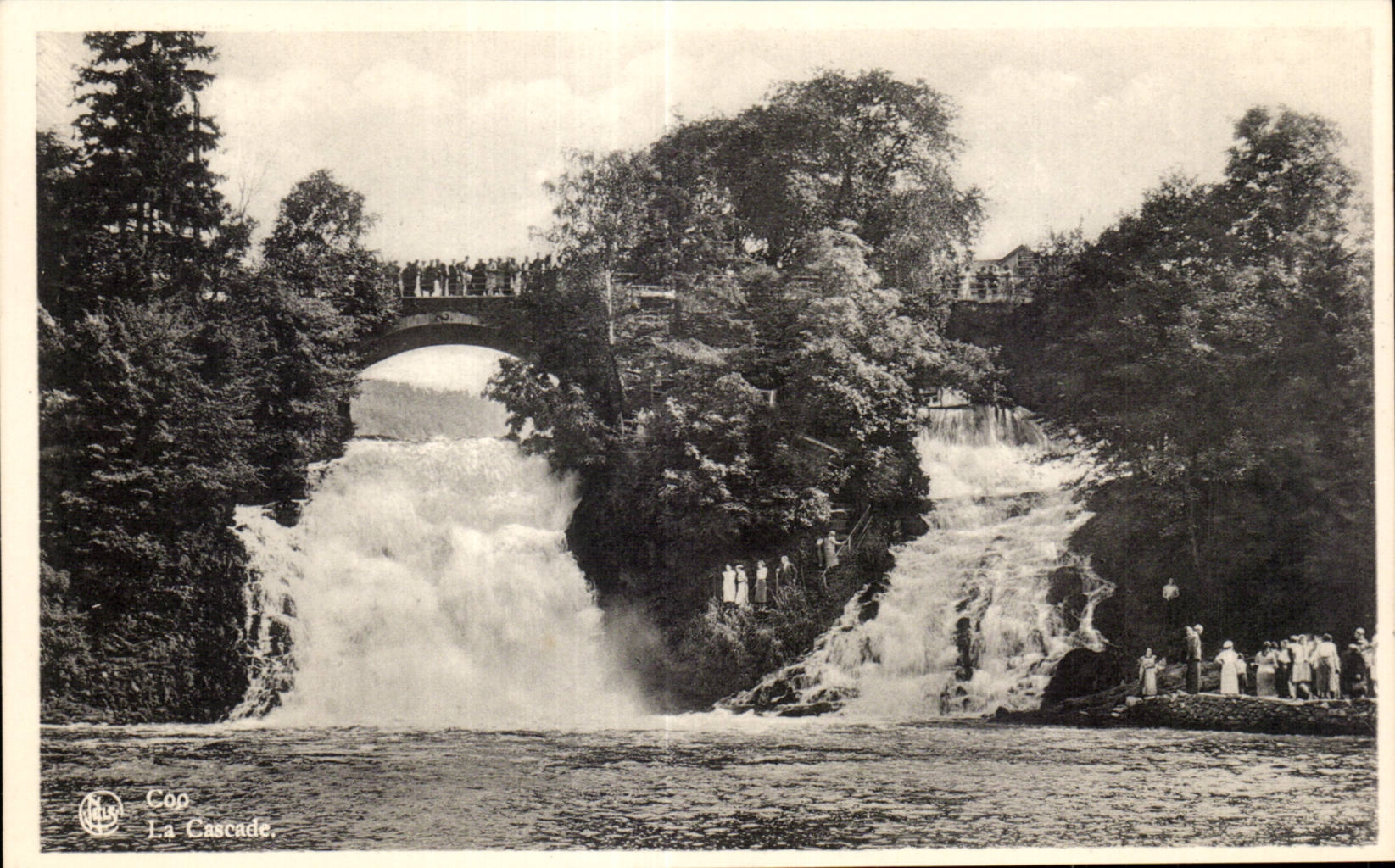 CPA Belgique Coo La cascade