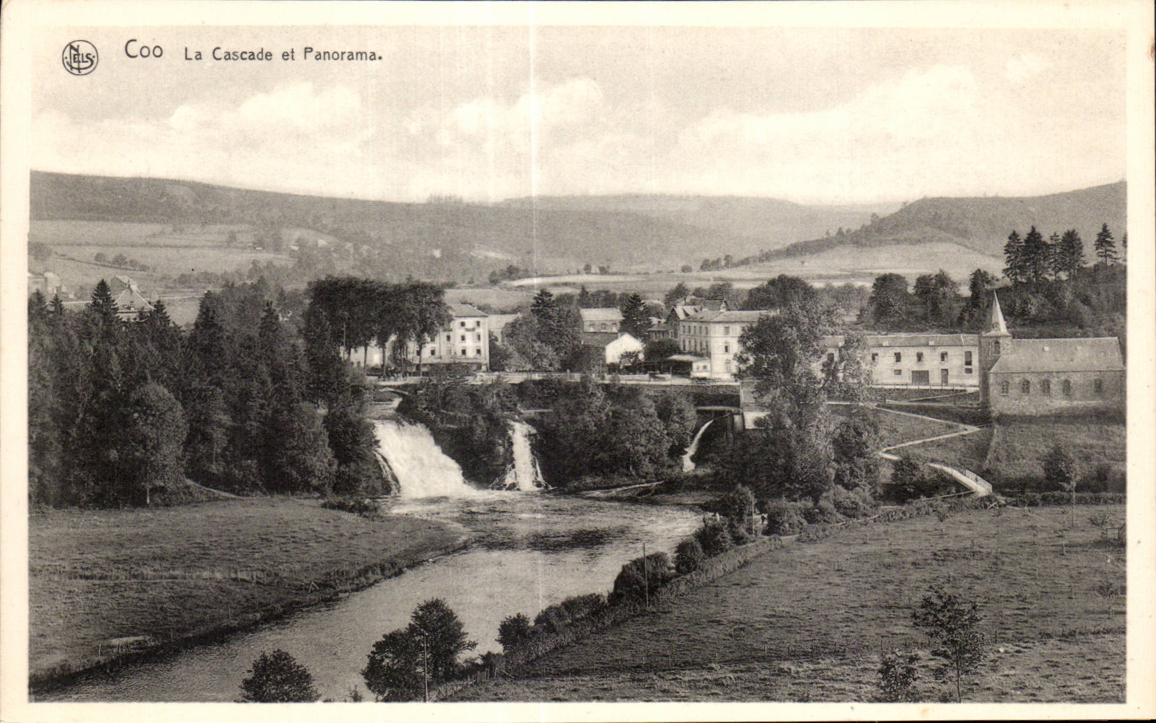 CPA Belgique Coo La cascade et panorama