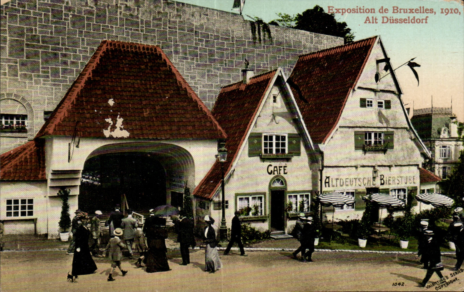 CPA Belgium Brussels Fair 1910 Alt Dusseldorf