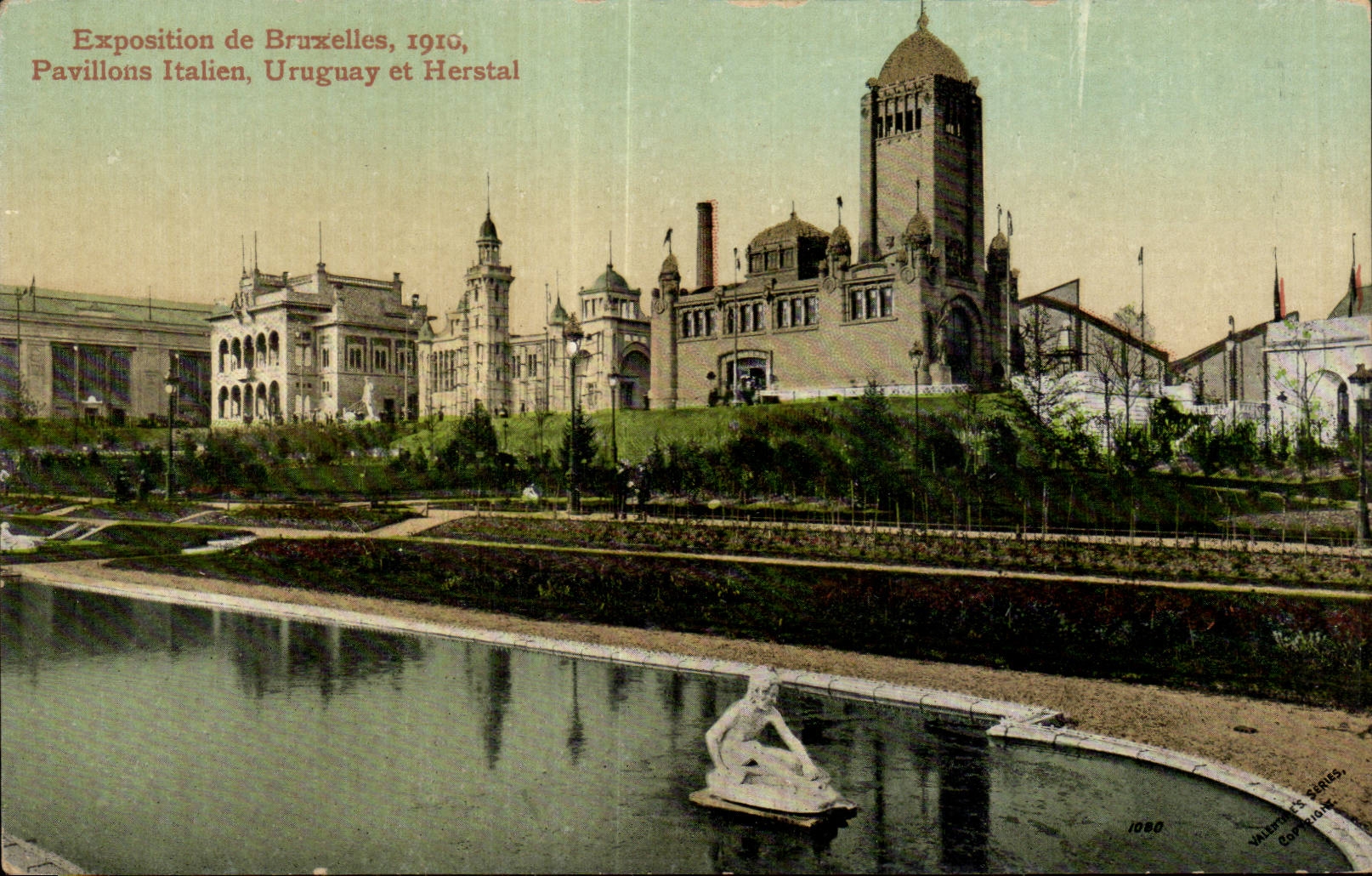 CPA Belgium Brussels Fair 1910 Italian Houses Uruguayet Herstal