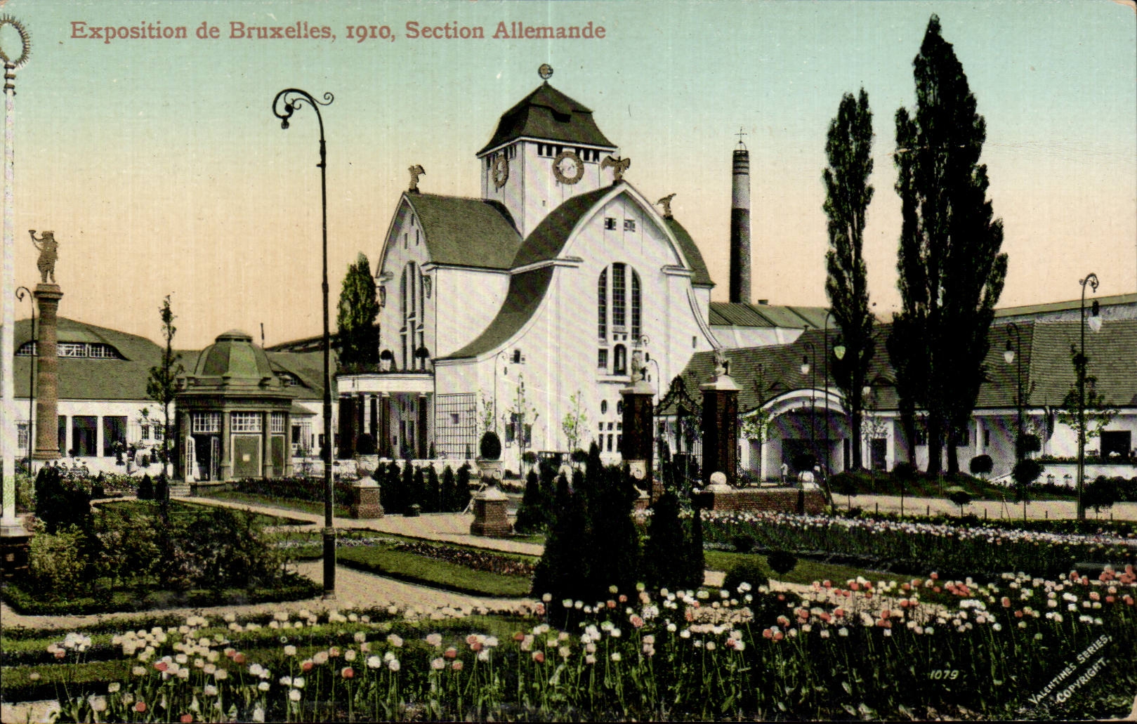 CPA Belgium Brussels Fair 1910 Section German