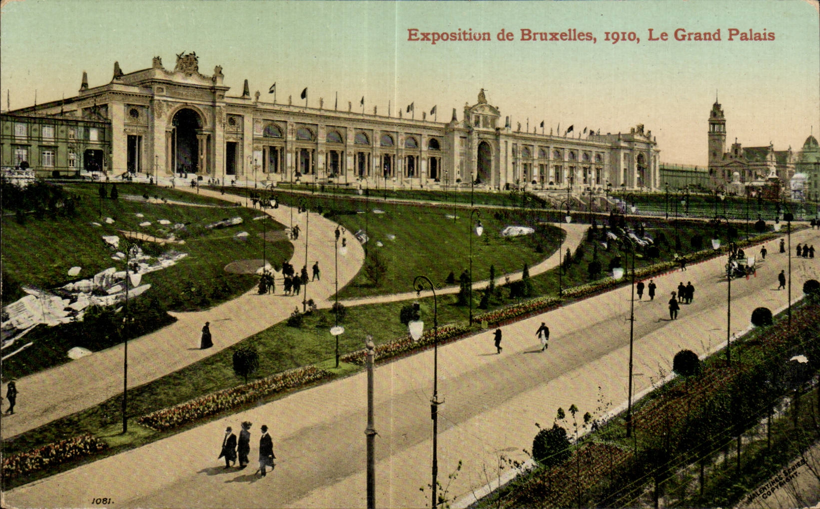 CPA Belgium Brussels Fair 1910 Le large palate