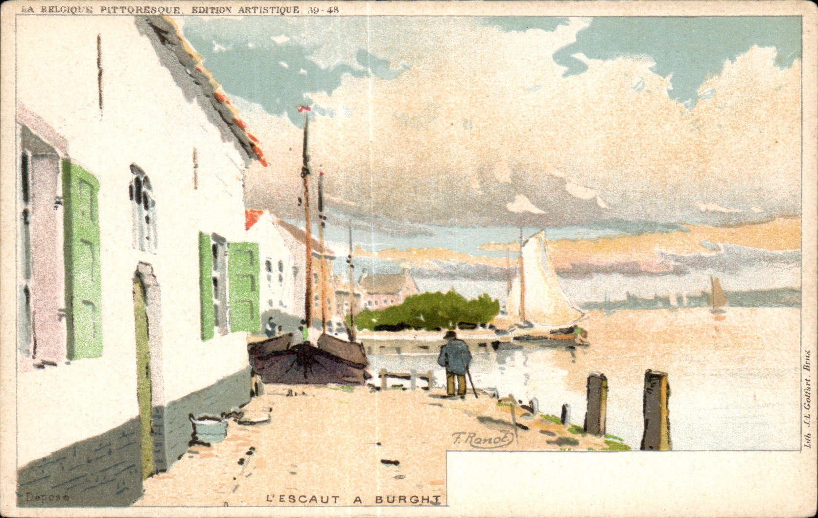 CPA Belgium the Scheldt has Burghi