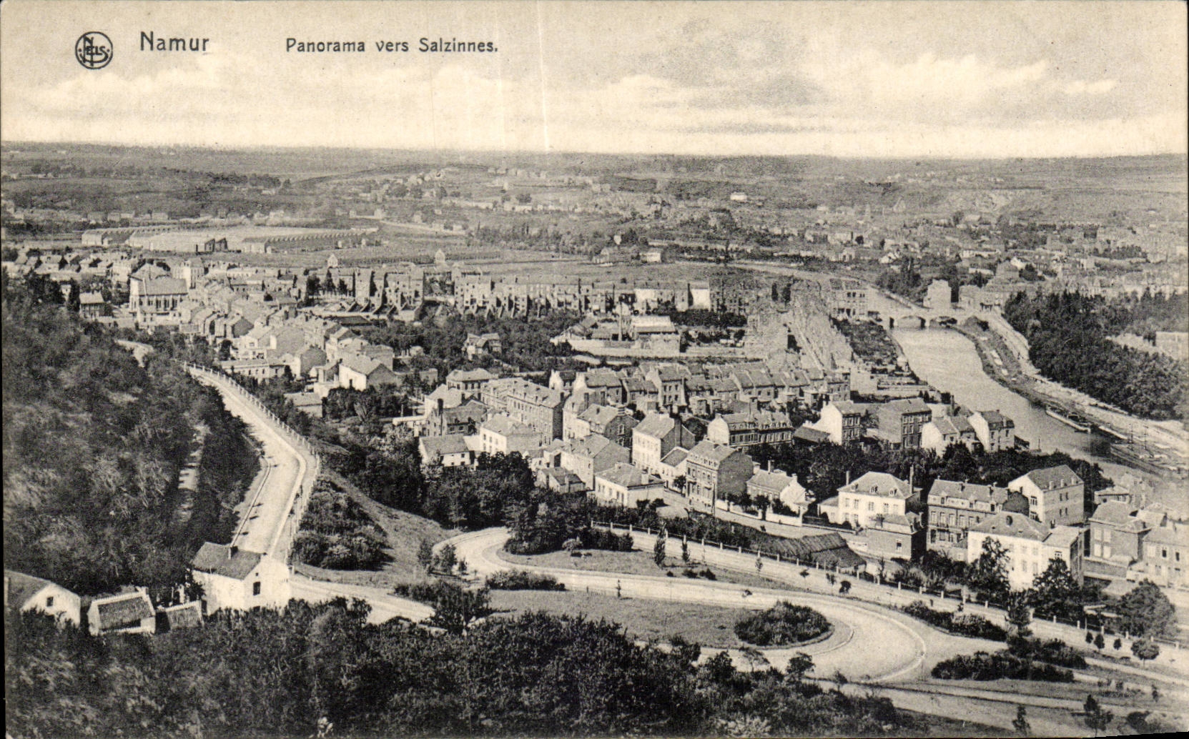 CPA Belgium Namur Panorama towards Salzinnes