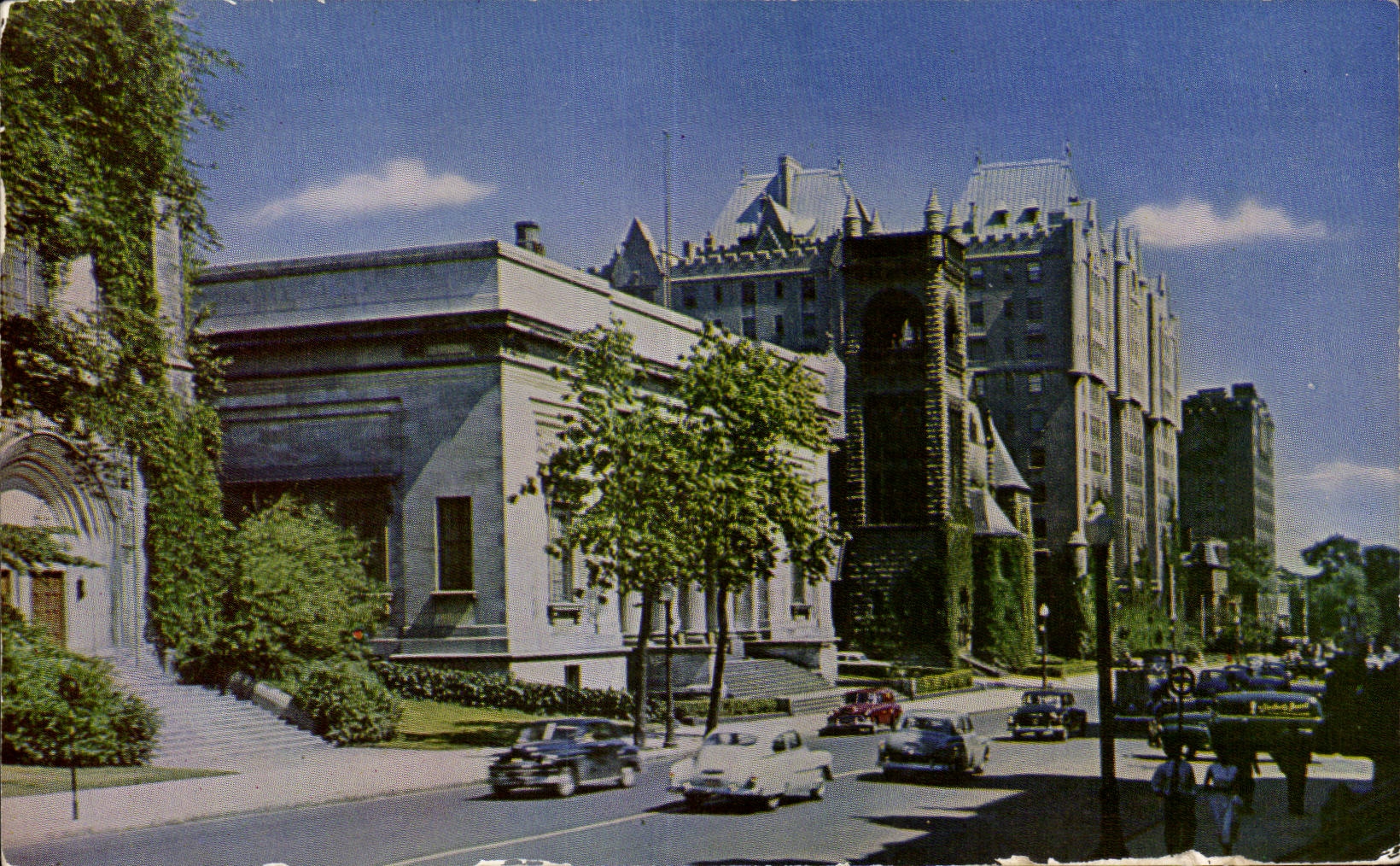CPSM Canada Art Gallery Sherbrooke Street Montreal