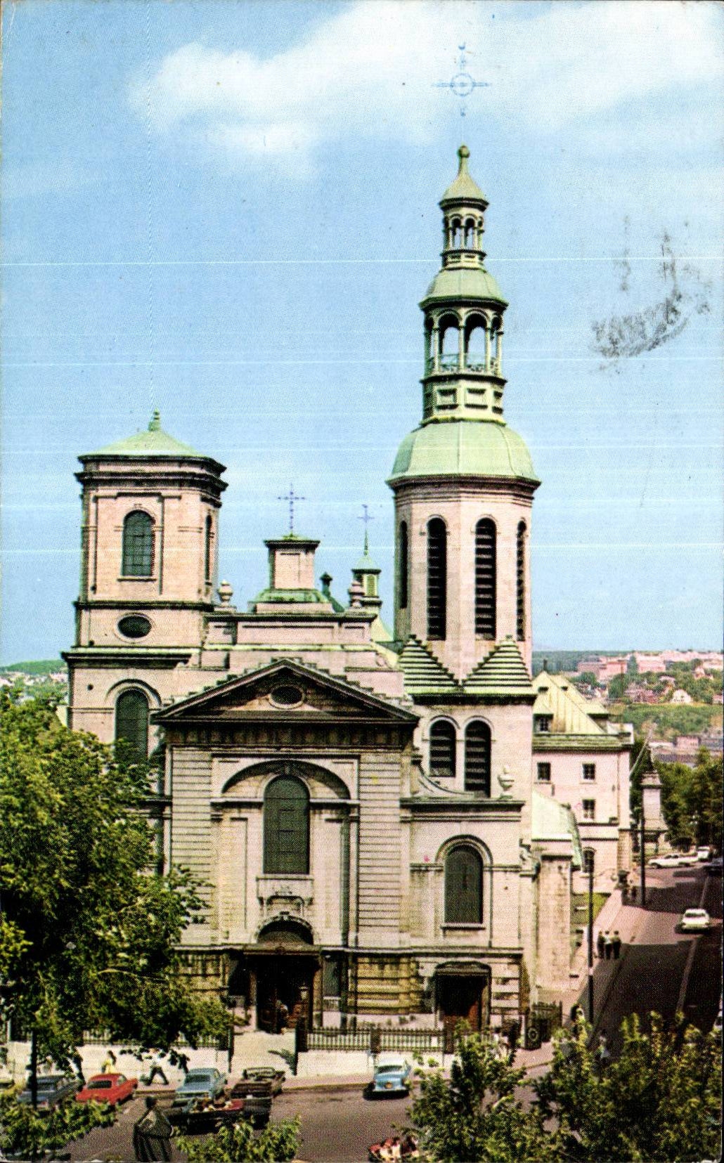 CPA La Basilique The Basilica Notre dame de Quebec Canada