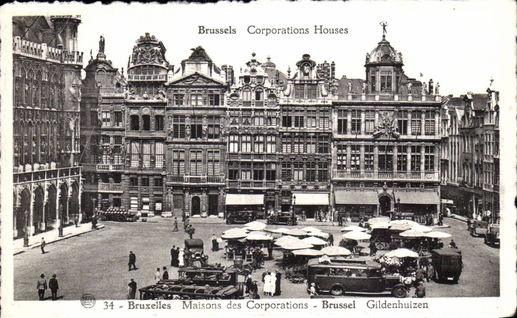 CPA Brussels Houses of Coporations
