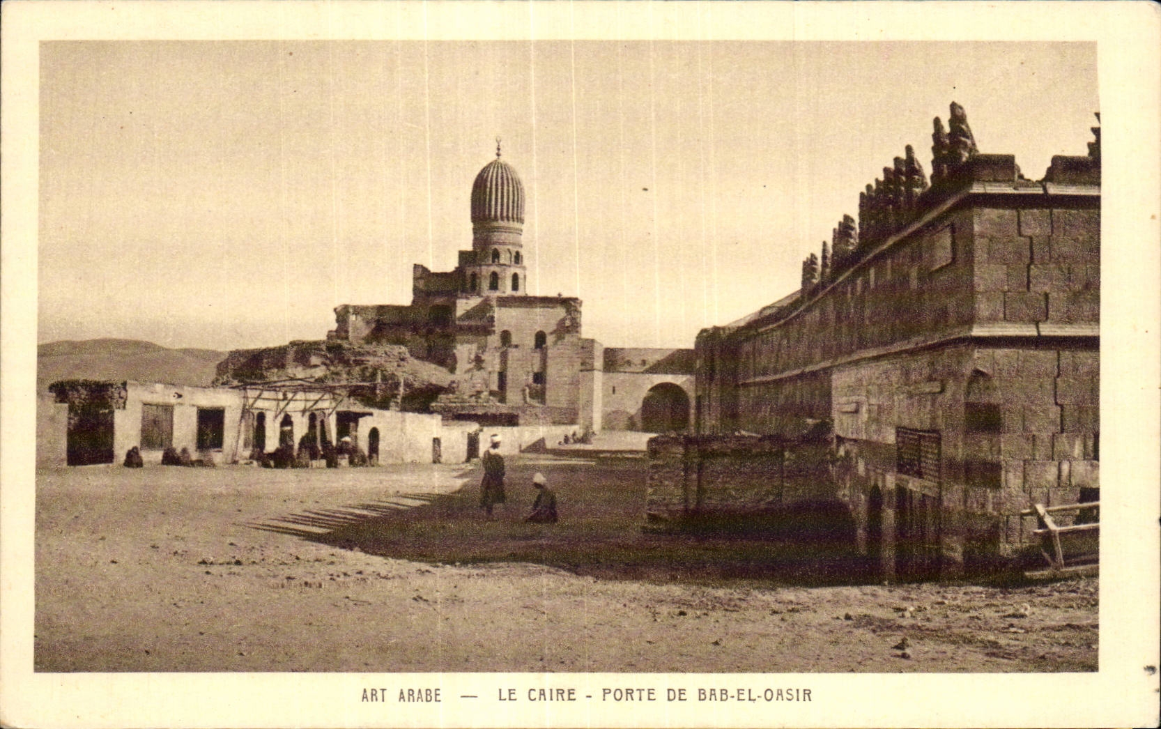 Africa - Africa - Egipto - Egipto - arte Arabe - El Cairo - puerta del EL Oasir - CPA de Bab