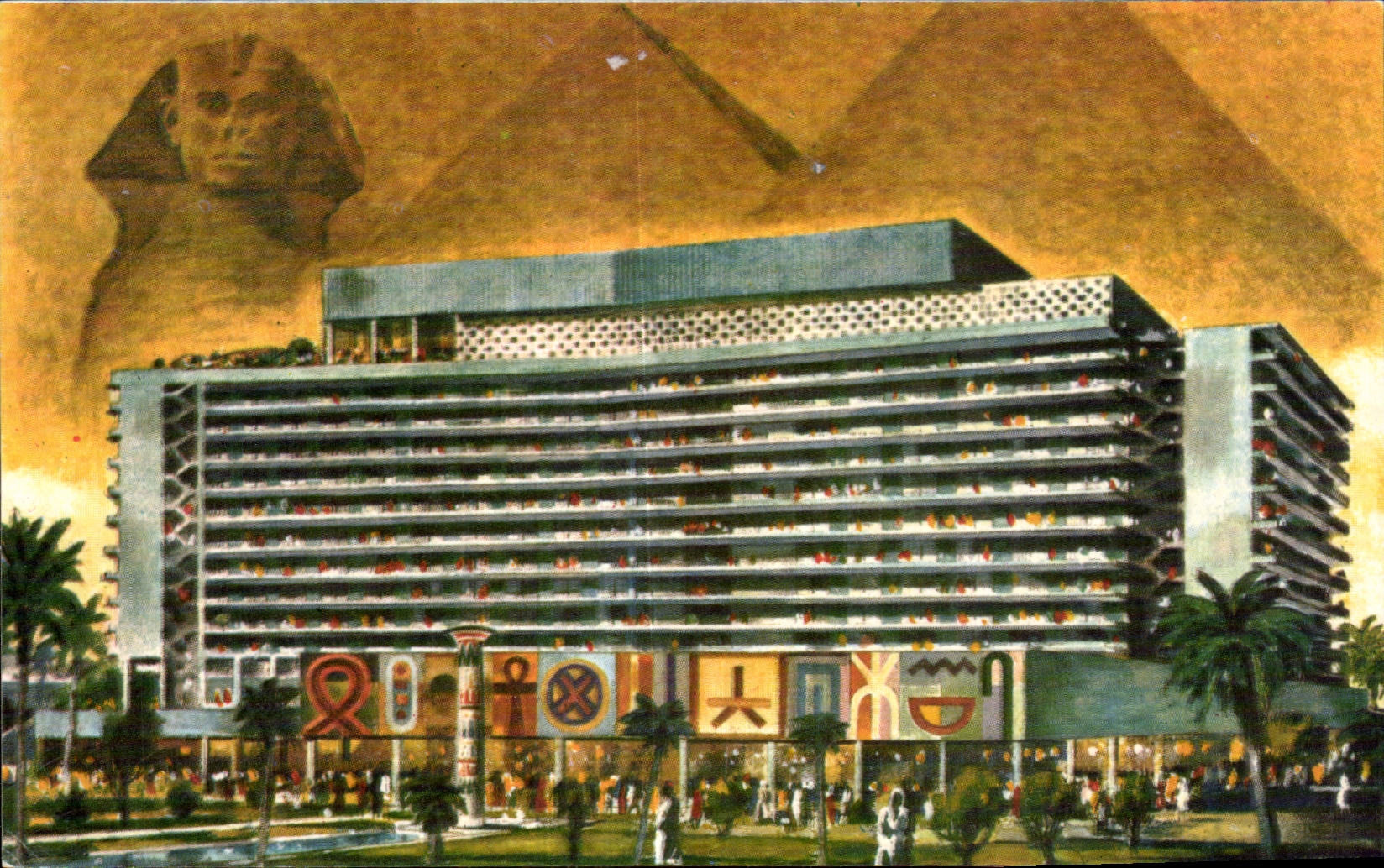 CPSM Egypte Egypt Cairo Le Caire A Hilton Hotel