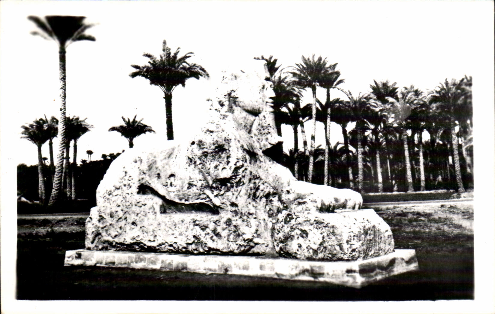 CPSM Egipto Egipto Menphis la esfinge del alabastro