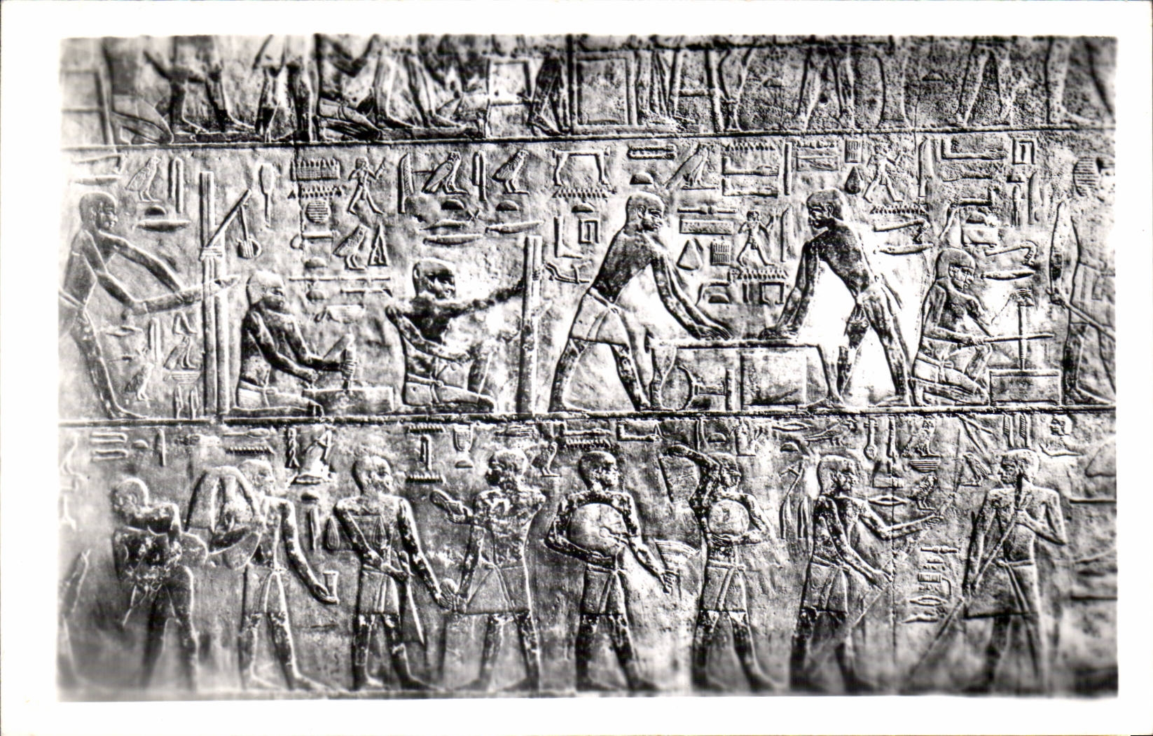 CPSM Egypte Egypt Sakkara Tomb of Ti