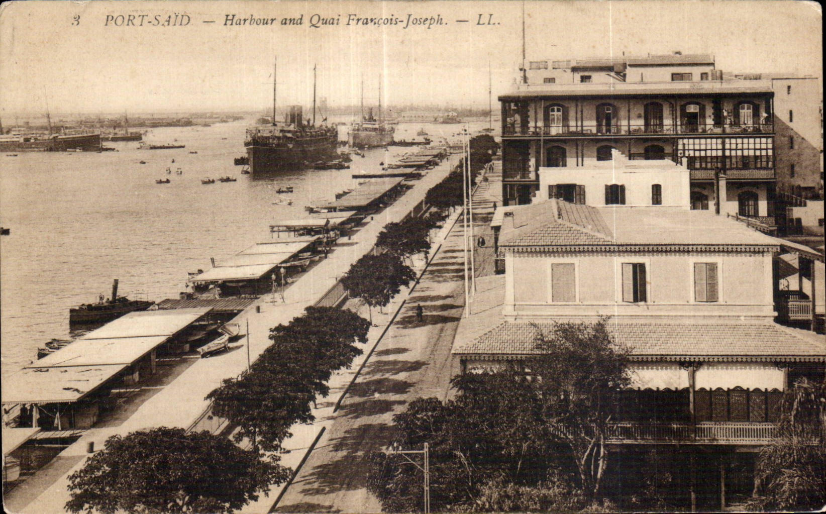 Africa - Africa - Egipto - Egipto - Port Saïd - puerto y Quay Francois Jose - CPA