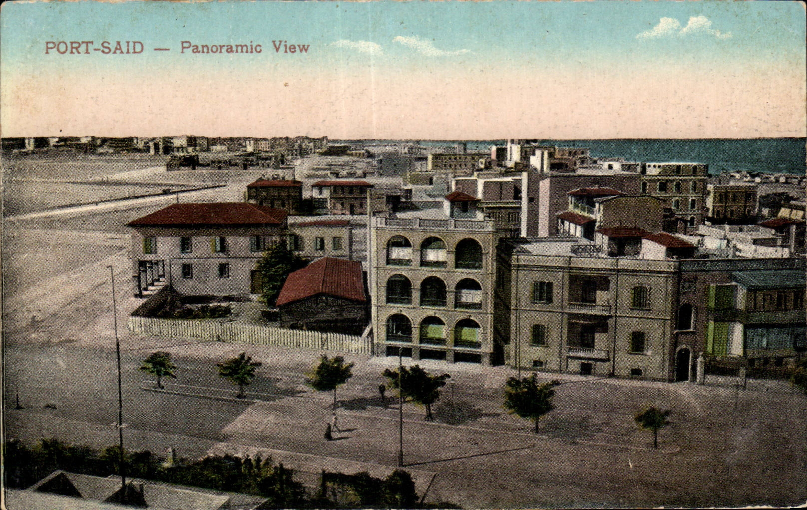 Opinion panorAmica de CPA Egipto Egipto Port Saïd