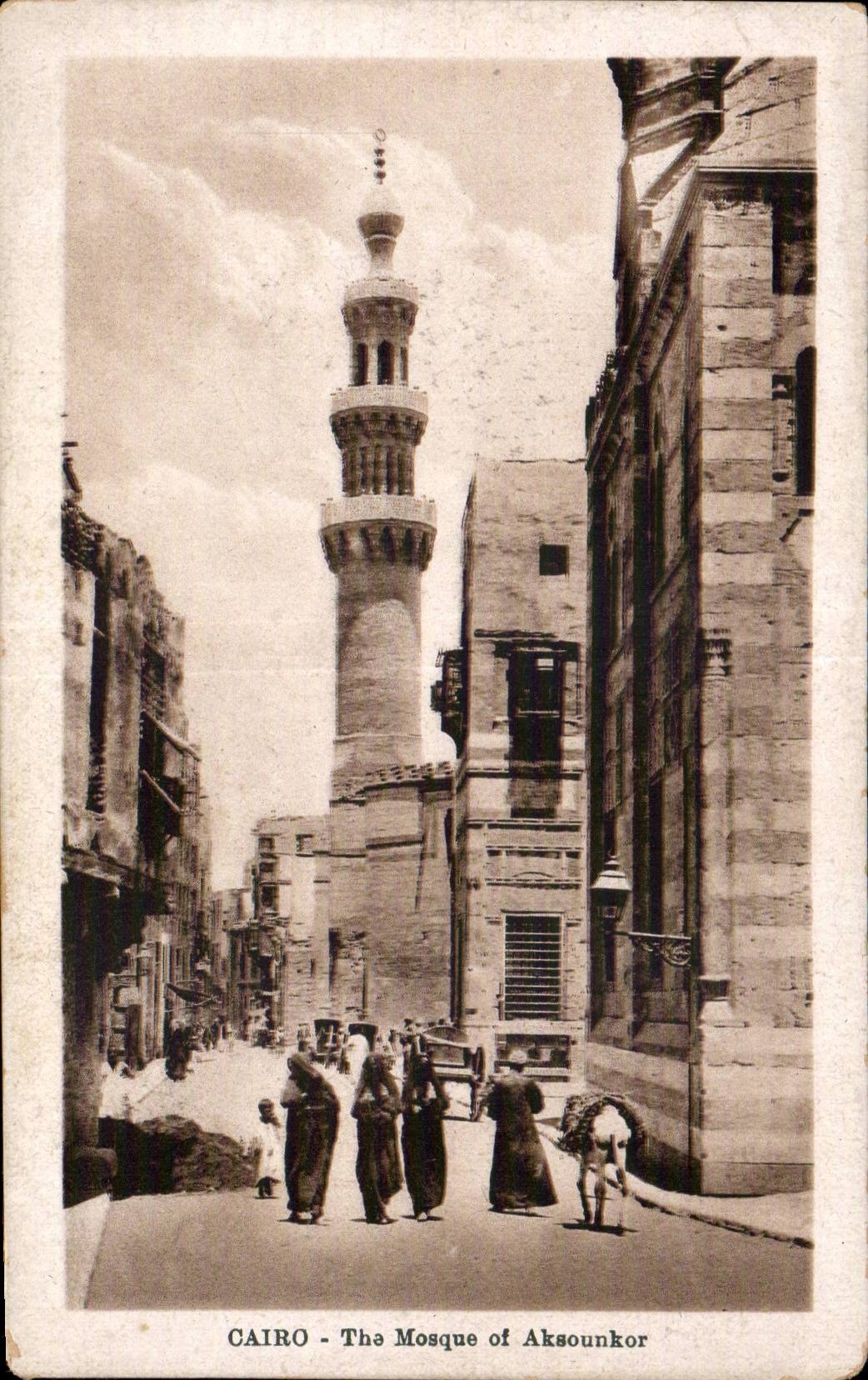 CPA Egipto Egipto El Cairo El Cairo la mezquita de Aksounkor