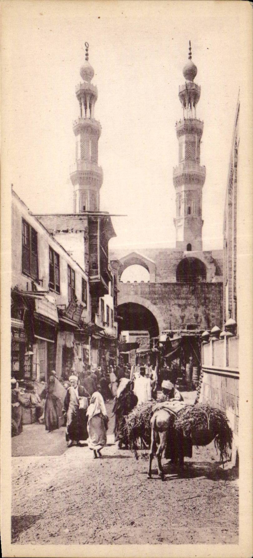 CPA Egipto Egipto El Cairo El Cairo una esquina Arabe de la ciudad del vla