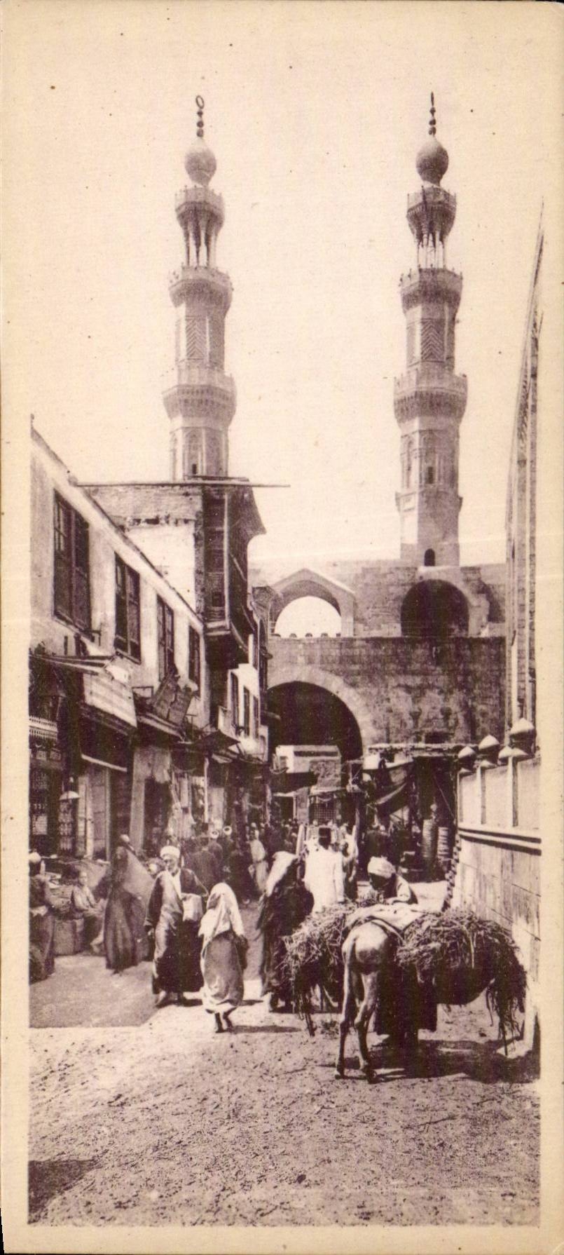 CPA Egipto Egipto El Cairo una esquina de la ciudad Arabe