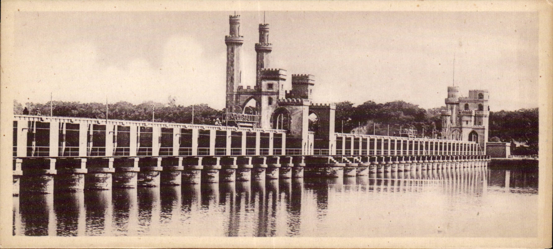 CPA Egipto Egipto Barrege del brazo Alexandria del delta