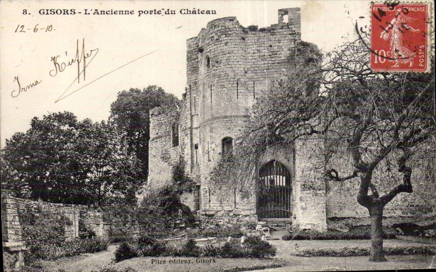 Gisors - L Ancienne Porte du Chateau - CPA 