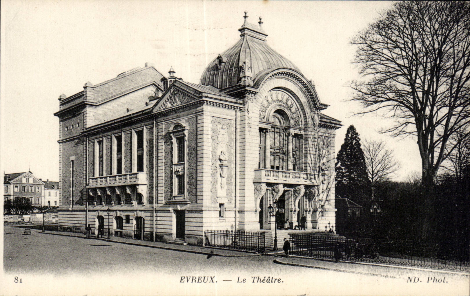 CPA Evreux el teatro