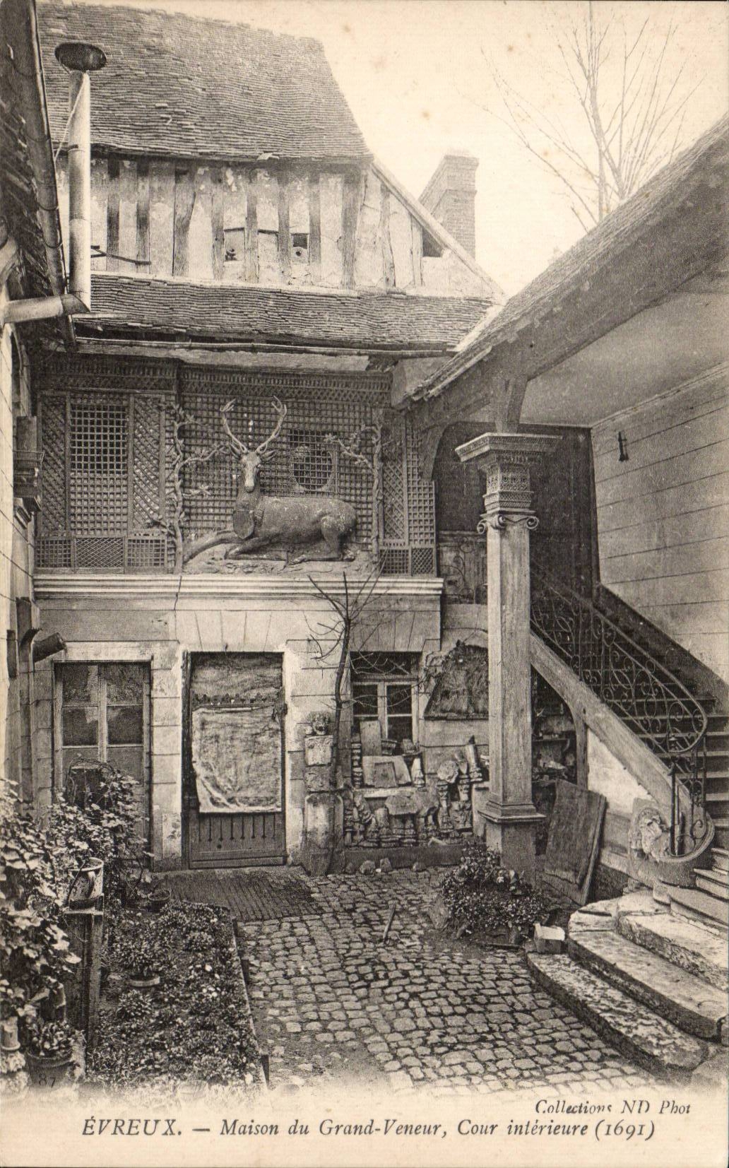 Casa de CPA Evreux machos interior de la corte del huntsman grande de los 1691) (