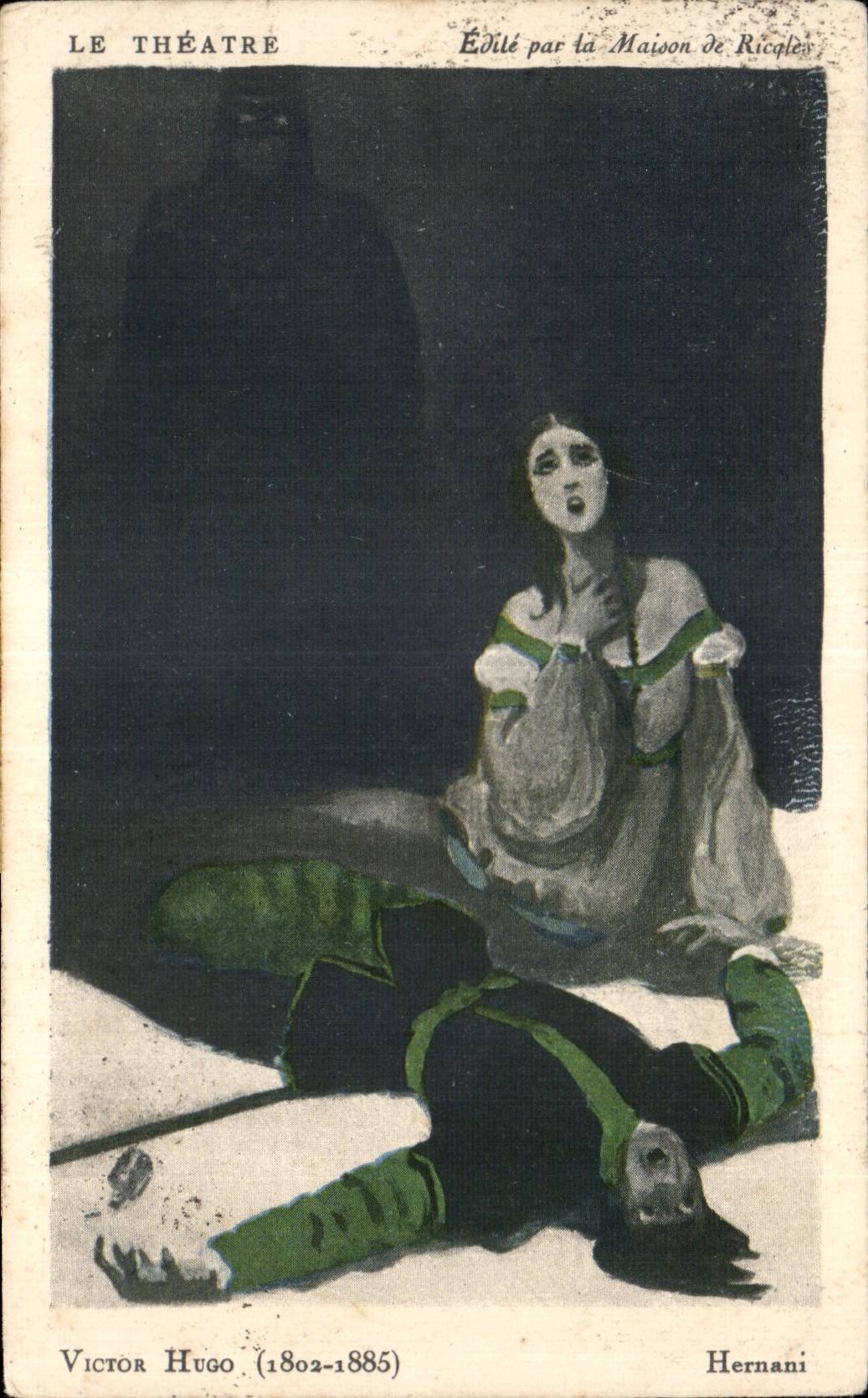 CPA Le theatre Victor Hugo Hernani