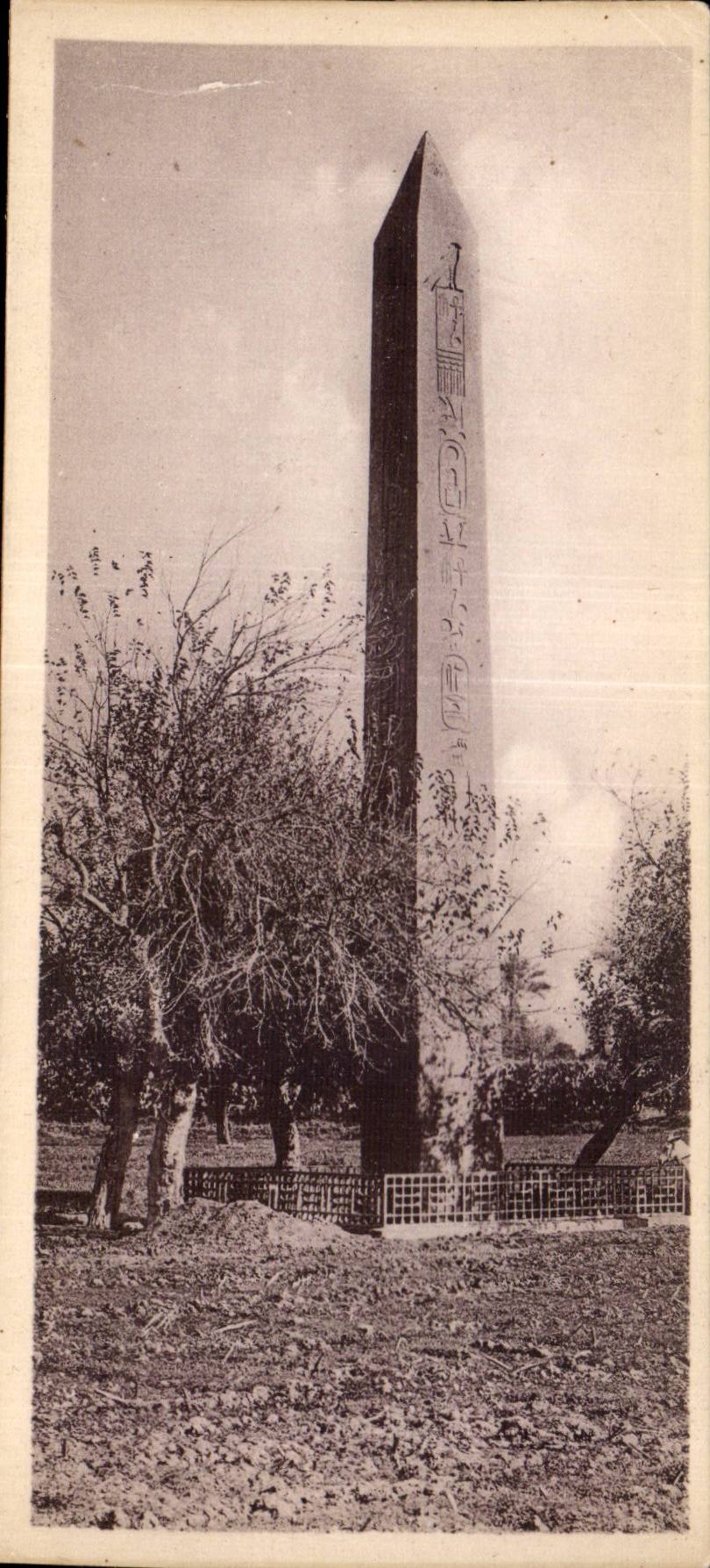 Africa - Africa - Egipto - Egipto - Heliopolis - obelisco - CPA