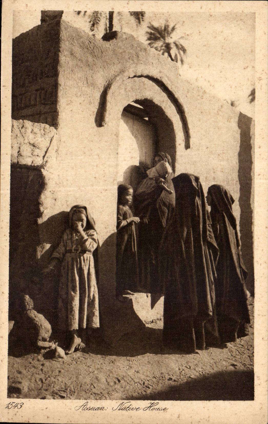 Africa - Africa - Egipto - Egipto - casa nativa - CPA