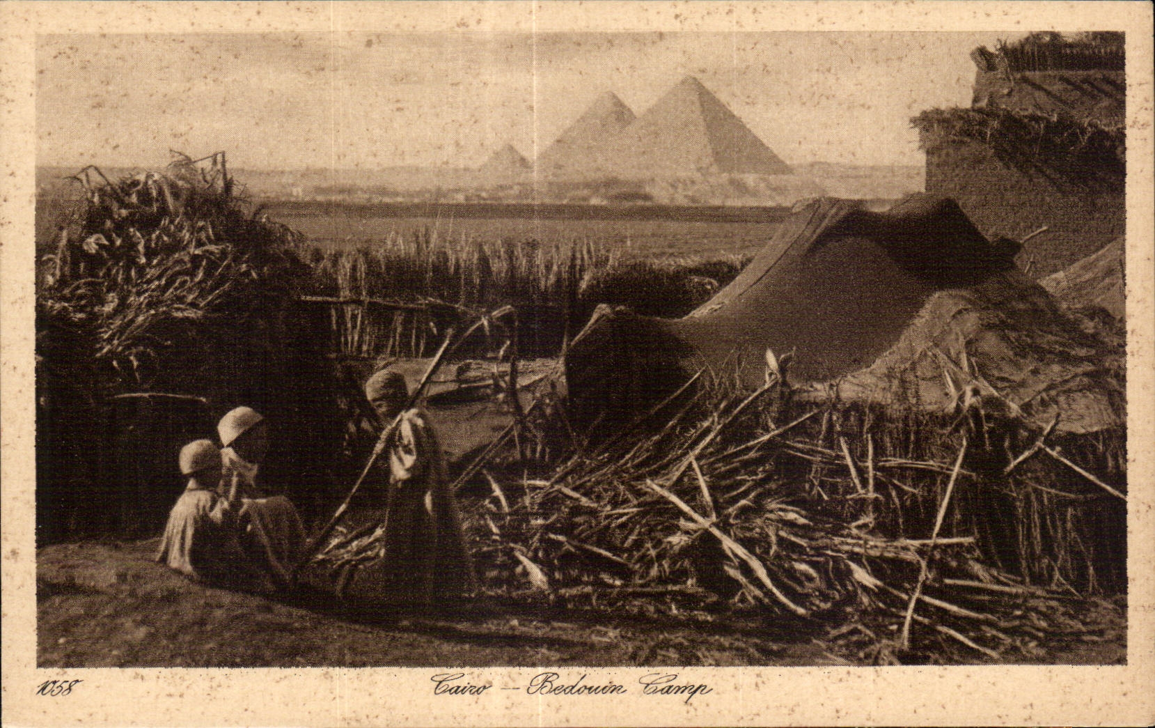 Africa - Africa - Egipto - Egipto - El Cairo - El Cairo - campo beduino - CPA