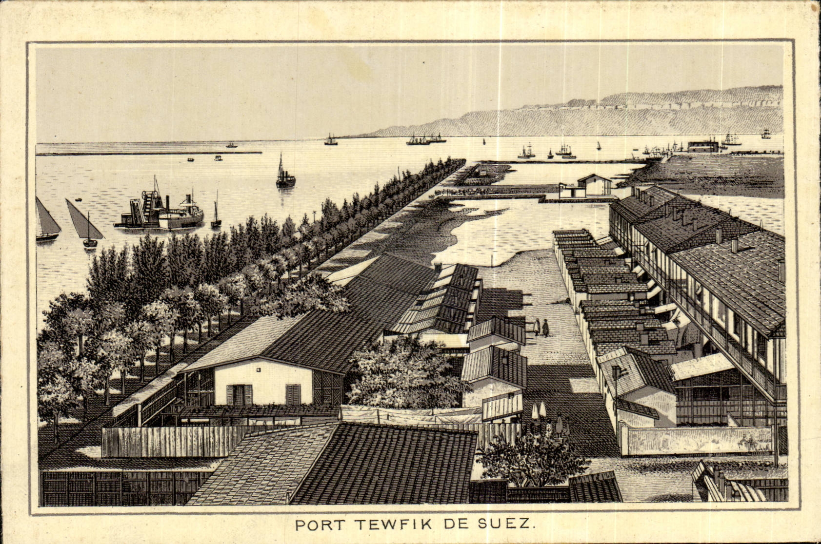 Africa - Africa - Egypt - Egypt - Tewfik Port of Suez - CPA