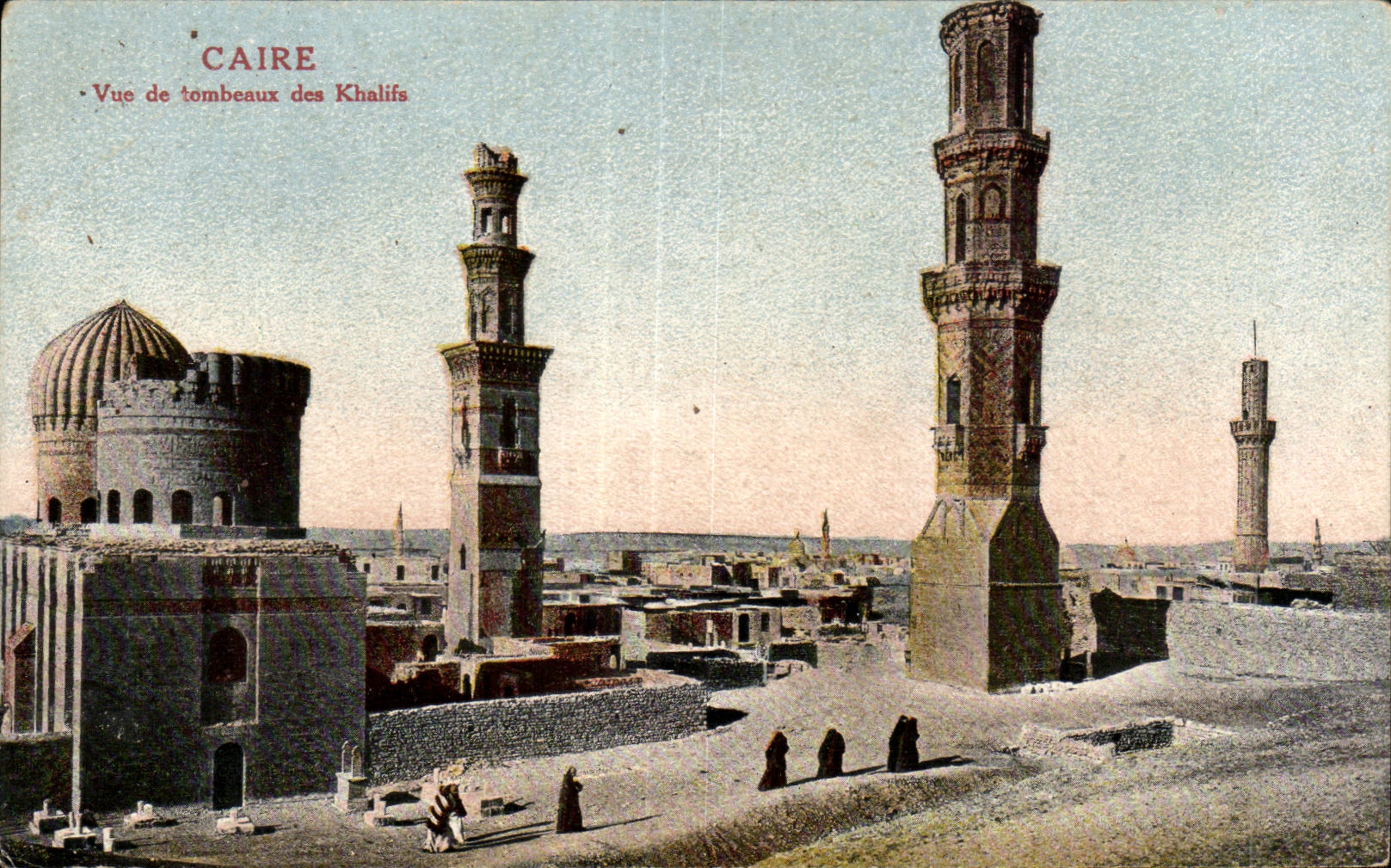 CPA Cairo Seen of Tombs of Khalife Egypt Egypt