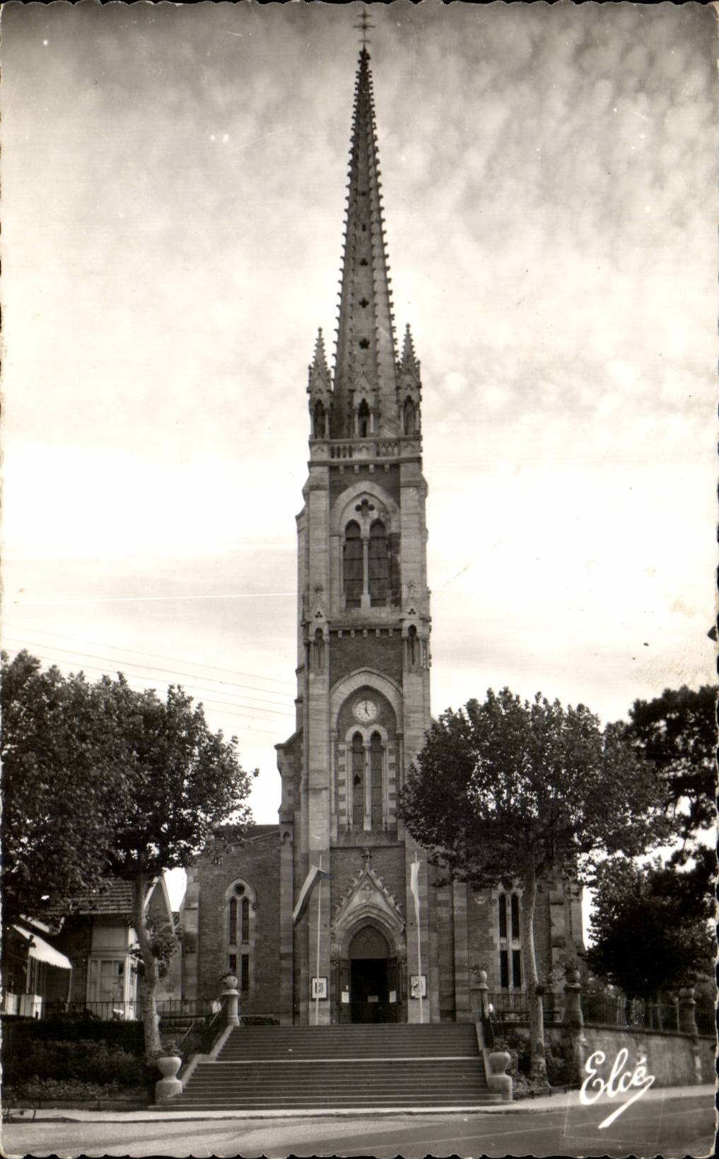CPA Arcachon L Eglise Notre Dame