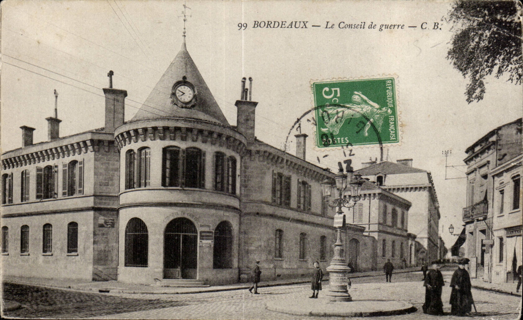 CPA Bordeaux Le Conseil de guerre