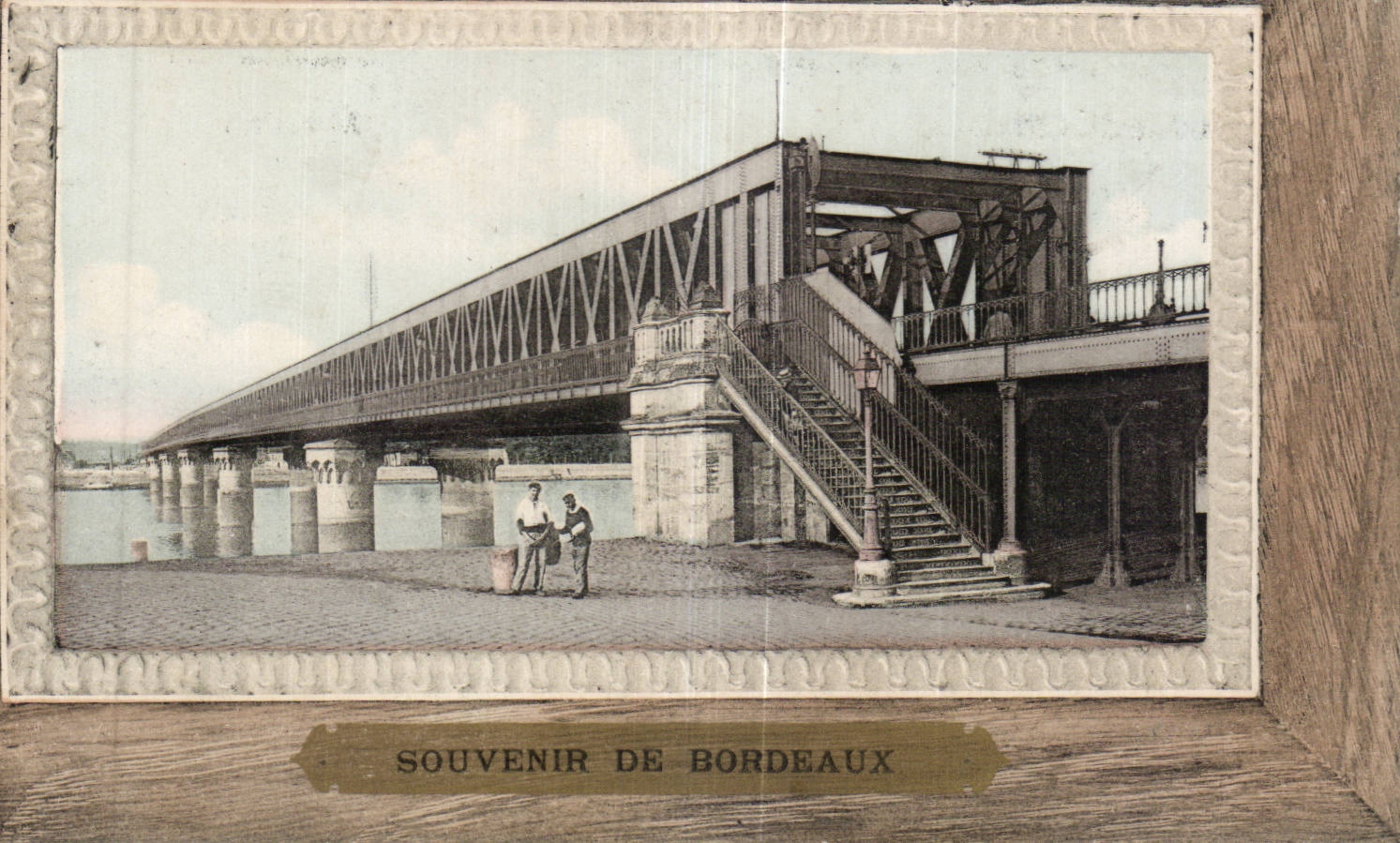 CPA Bordeaux Le I ont du Chemin de Fer du Midi et la Passerelle