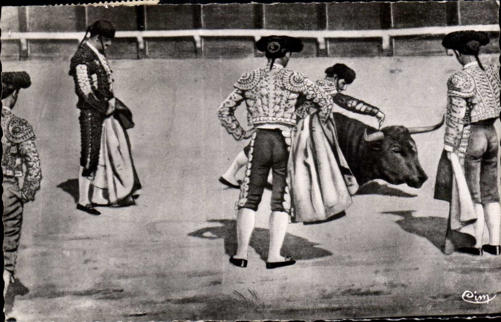 CPA Corrida Taureau Toro