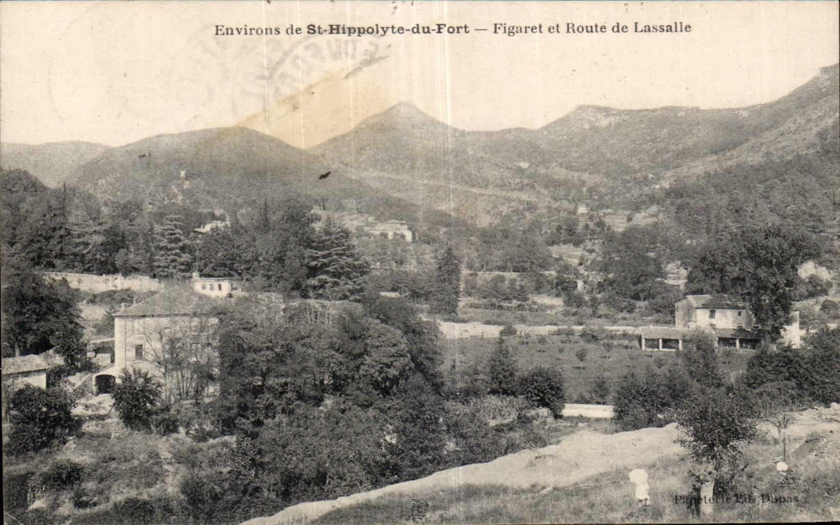 CPA Surroundings of St Hippolyte of Fort Figaret and Route of Lassalle
