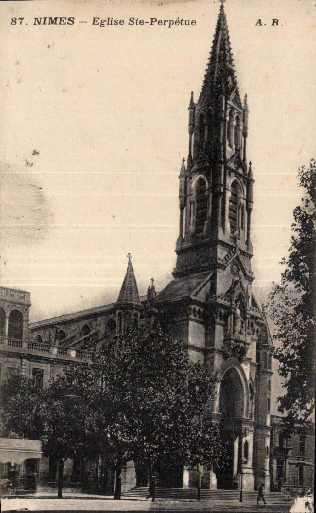 CPA Nimes Eglise Ste Perpetue