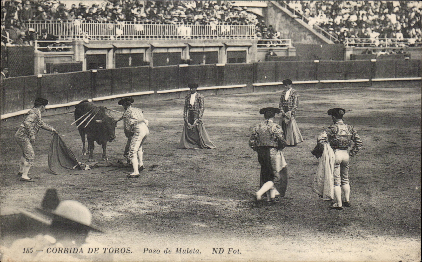 CPA Corrida De Toros Paso de Muleta