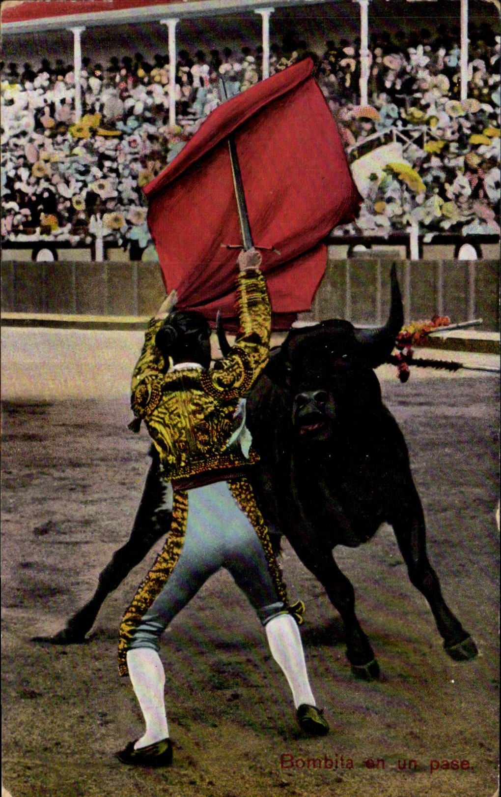 CPA Corrida Bombita en un passe