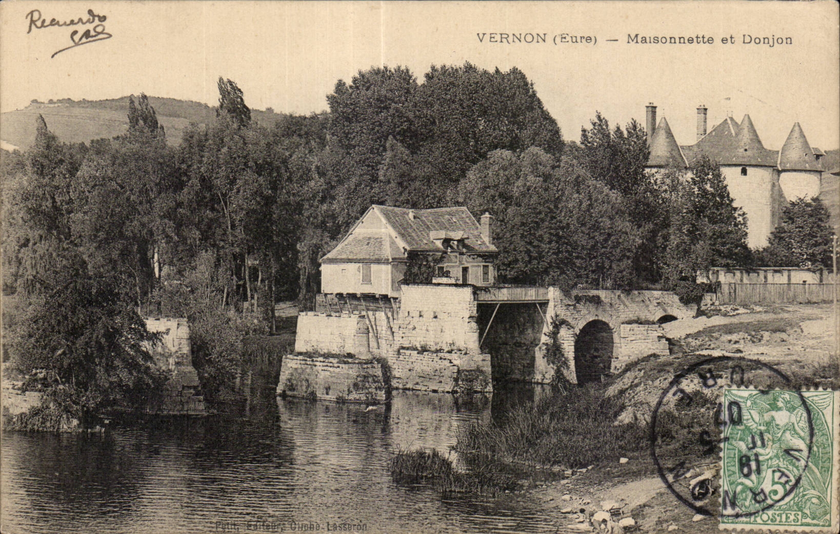 CPA Vernon the Eure Maisonnette and Keep