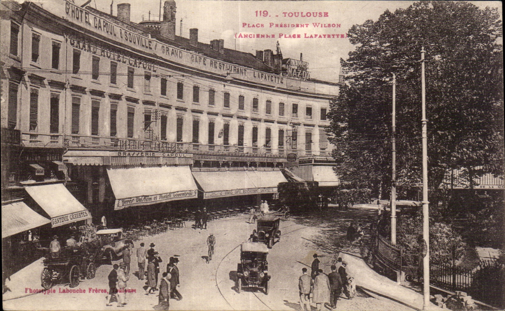 CPA Toulouse pone el lugar de Persident Wilson Ancienne Lafayette