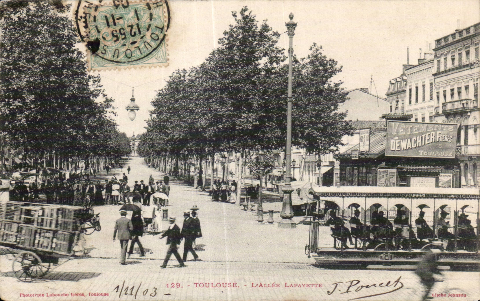 CPA Tououse Allee Lafayette Train